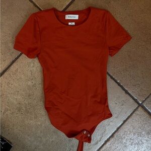 Babaton Terracotta Top